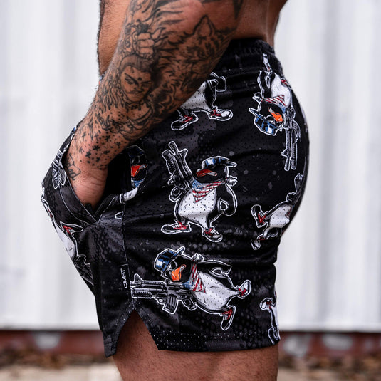 Mid Thigh Mesh Training / Lifestyle Shorts | 5"