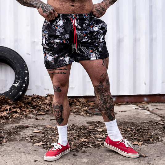 Mid Thigh Mesh Training / Lifestyle Shorts | 5"