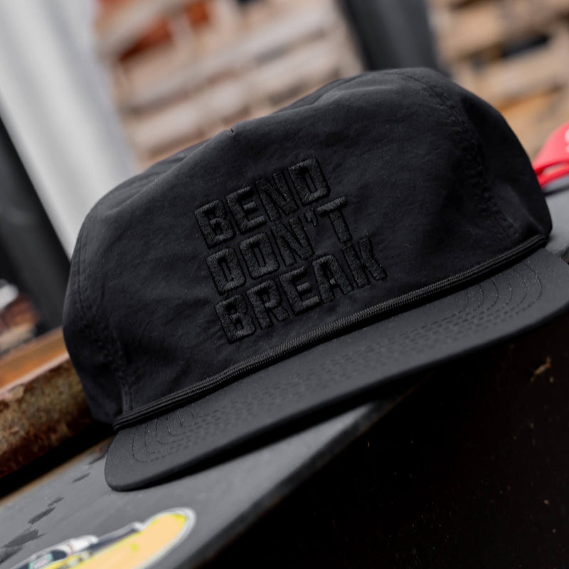 Load image into Gallery viewer, Bend Don't Break Subdued Crushable Rope SnapBack
