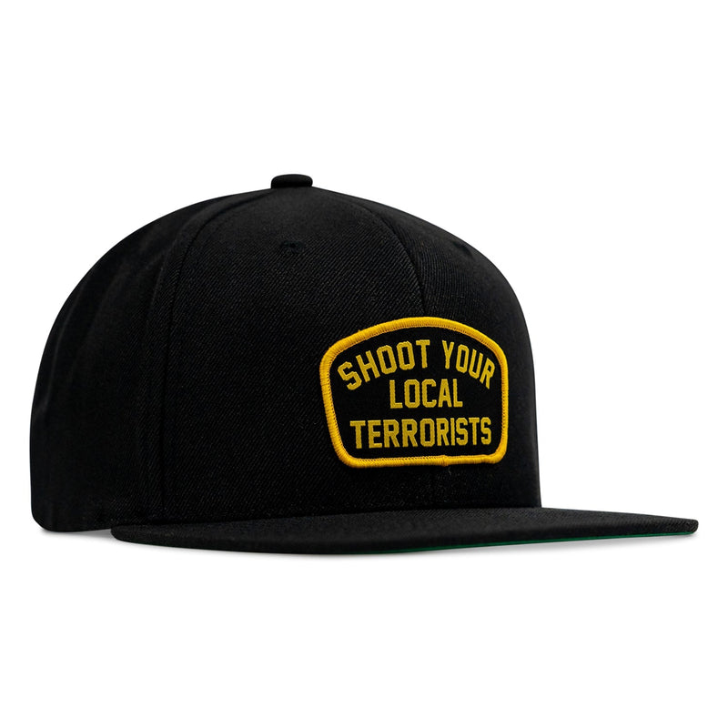 Load image into Gallery viewer, Shoot Your Local Terrorists Flat Bill SnapBack Hat
