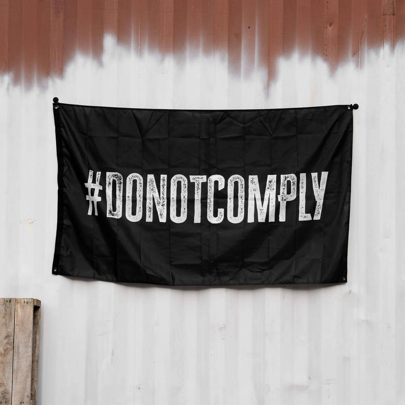 Load image into Gallery viewer, Do Not Comply 3' X 5' Wall Flag
