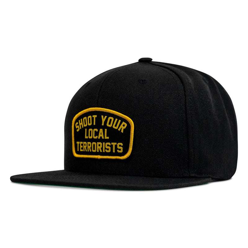 Load image into Gallery viewer, Shoot Your Local Terrorists Flat Bill SnapBack Hat
