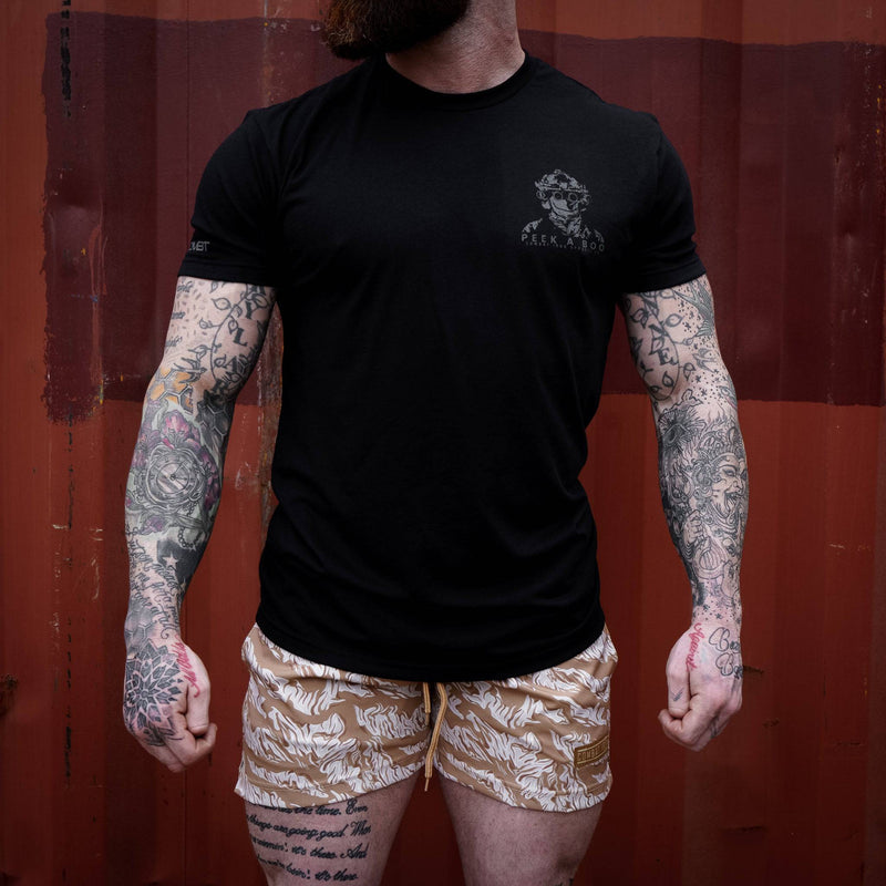 Load image into Gallery viewer, PEEK A BOO OPERATOR SKULL Men&#39;s T-Shirt
