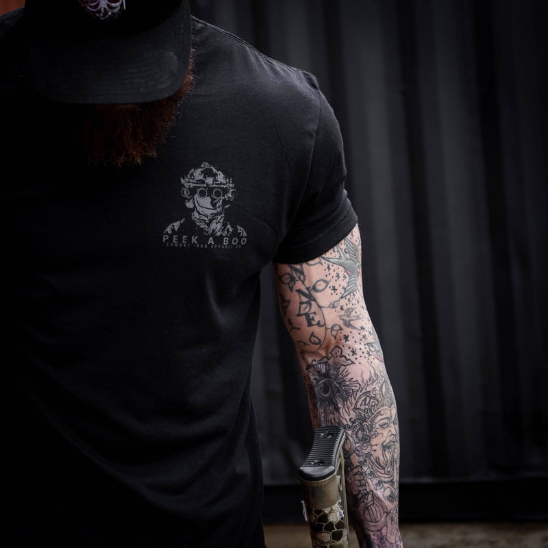 Load image into Gallery viewer, PEEK A BOO OPERATOR SKULL Men&#39;s T-Shirt
