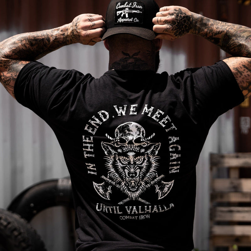 Load image into Gallery viewer, In the End, we meet Again | Unit Valhalla Men&#39;s T-Shirt
