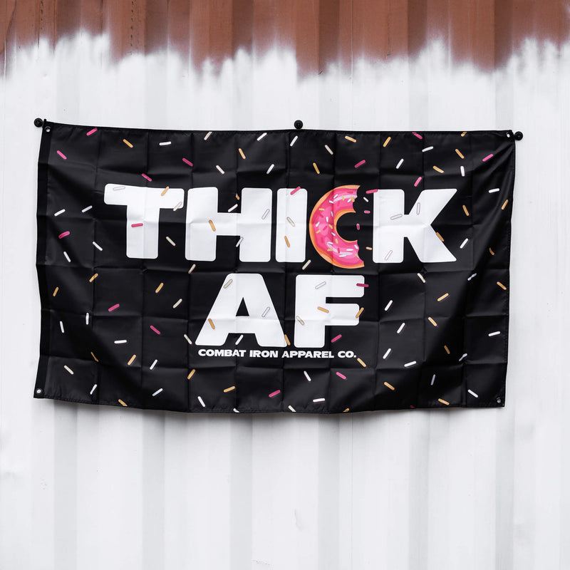 Load image into Gallery viewer, Thick AF Donut Edition 3&#39; X 5&#39; Wall Flag
