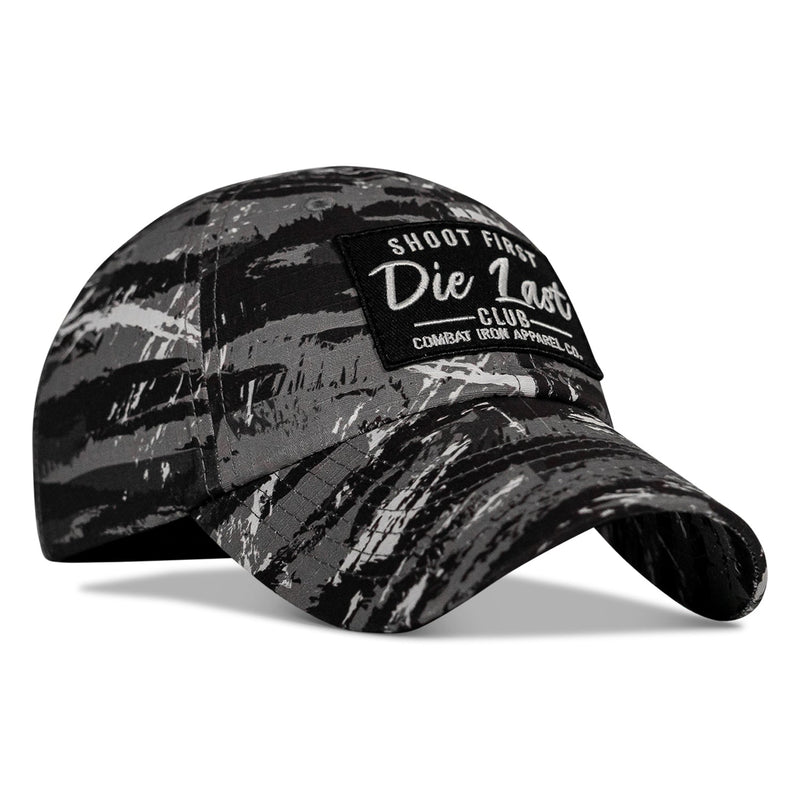 Load image into Gallery viewer, Shoot First. Die Last. Club Patch Low Profile Ripstop Flex Hat
