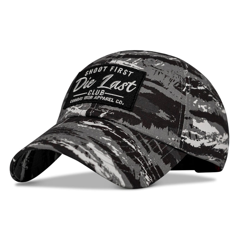 Load image into Gallery viewer, Shoot First. Die Last. Club Patch Low Profile Ripstop Flex Hat
