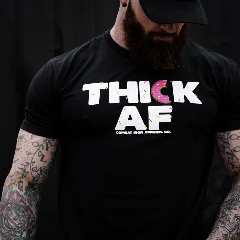 Load image into Gallery viewer, Thick Af Donut Edition Men&#39;s T-Shirt
