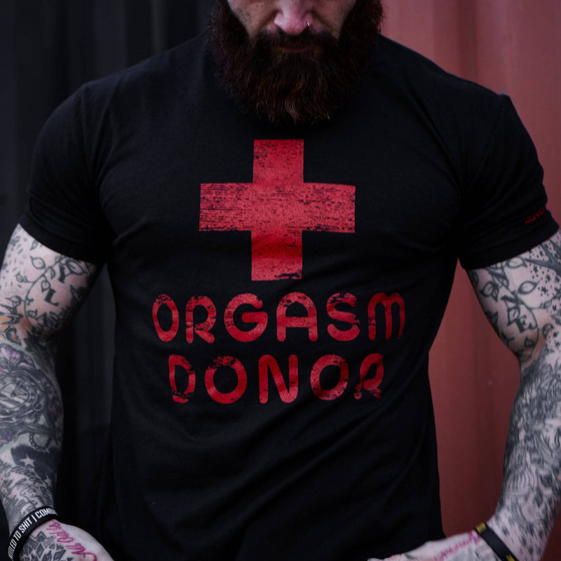 Load image into Gallery viewer, Orgasm Donor Men&#39;s T-Shirt

