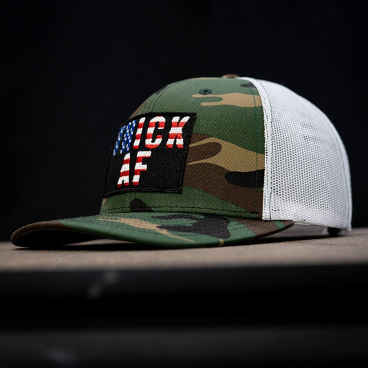Thick AF USA Edition Patch Mid-Profile Mesh Snapback