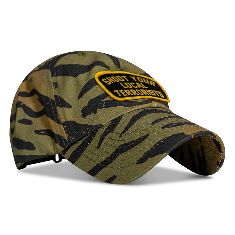 Load image into Gallery viewer, Shoot Your Local Terrorists Patch Ripstop Low Profile Hat
