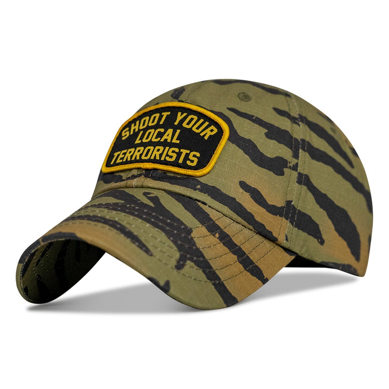 Load image into Gallery viewer, Shoot Your Local Terrorists Patch Ripstop Low Profile Hat

