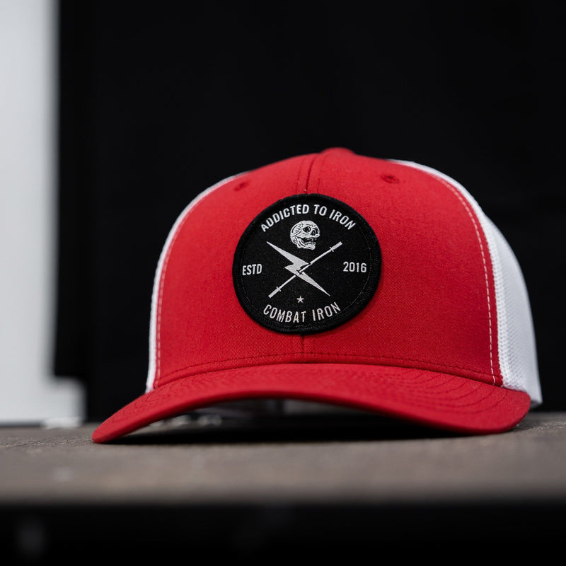 Load image into Gallery viewer, Addicted To Iron Patch Snapback Hat
