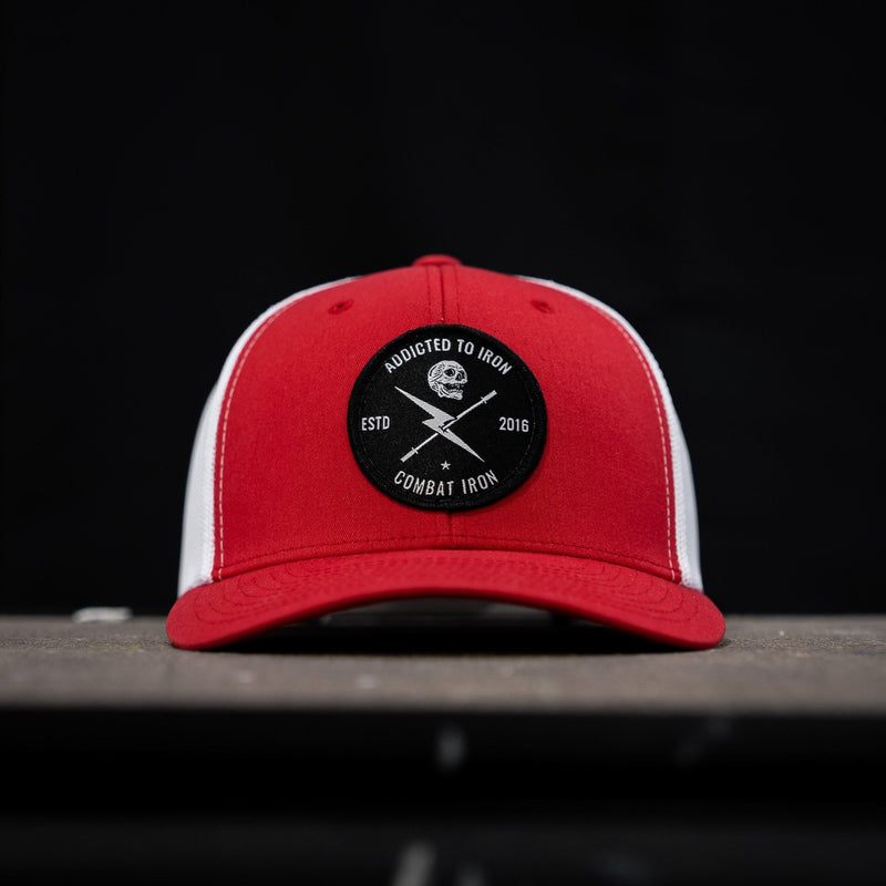 Load image into Gallery viewer, Addicted To Iron Patch Snapback Hat
