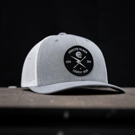 Addicted To Iron Patch Snapback Hat