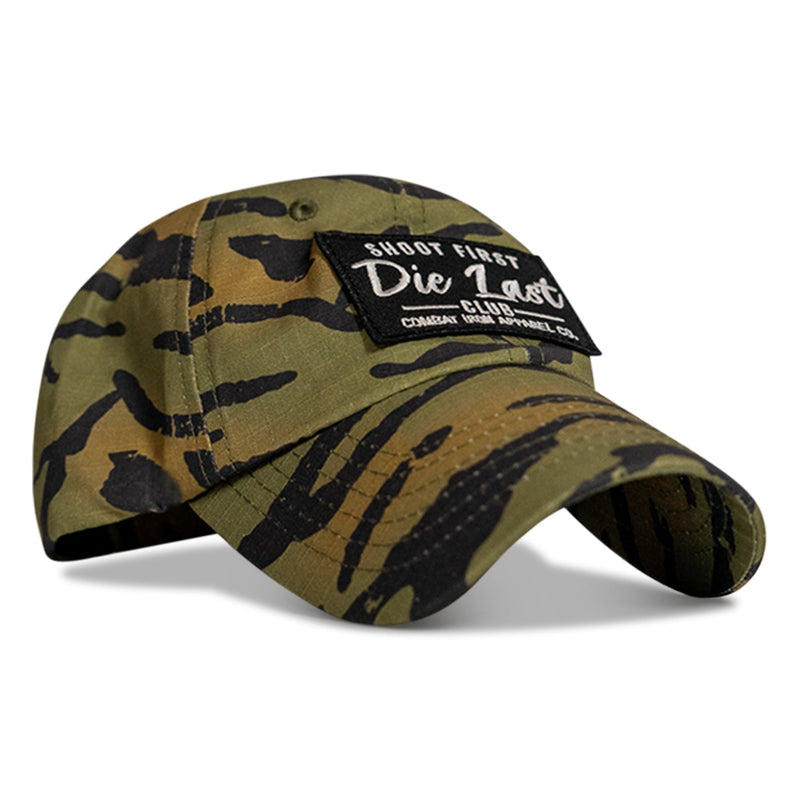 Load image into Gallery viewer, Shoot First. Die Last. Club Patch Low Profile Ripstop Flex Hat
