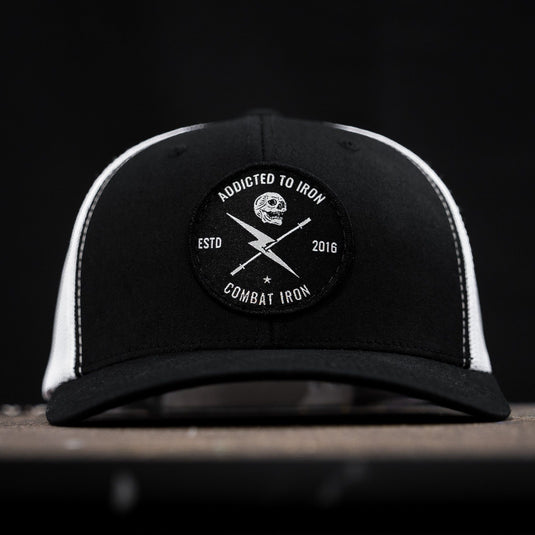 Addicted To Iron Patch Snapback Hat