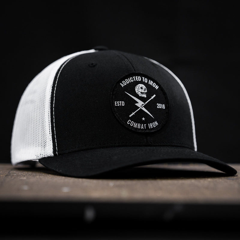 Load image into Gallery viewer, Addicted To Iron Patch Snapback Hat
