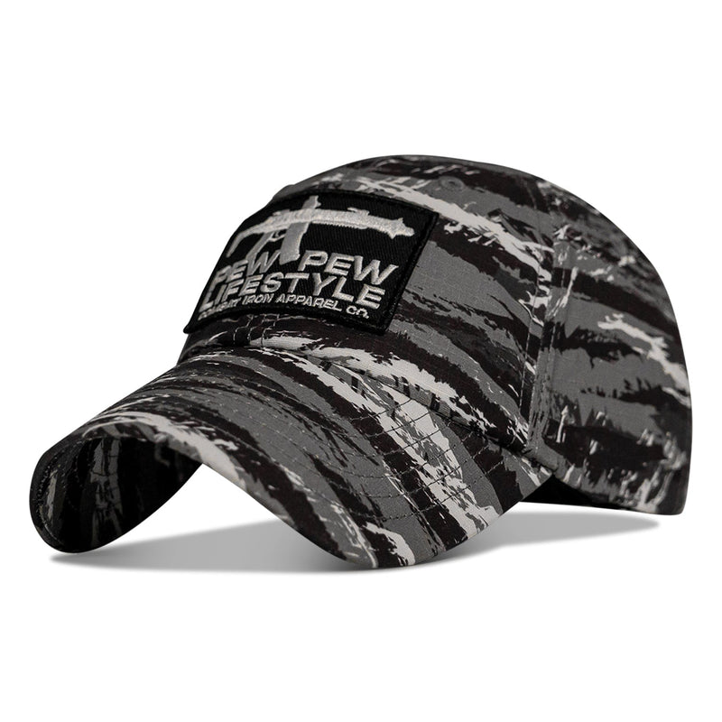 Load image into Gallery viewer, Ripstop Pew Pew Lifesyle Patch Tactical Ripstop Mesh Snapback Hat
