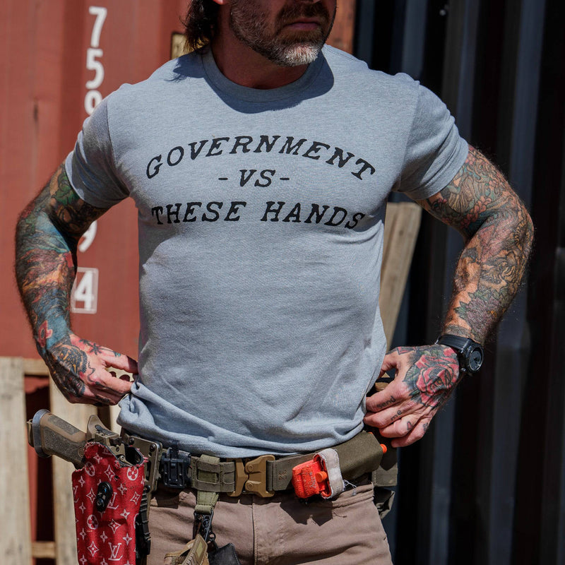 Load image into Gallery viewer, Government -vs- These Hands Men&#39;s T-Shirt
