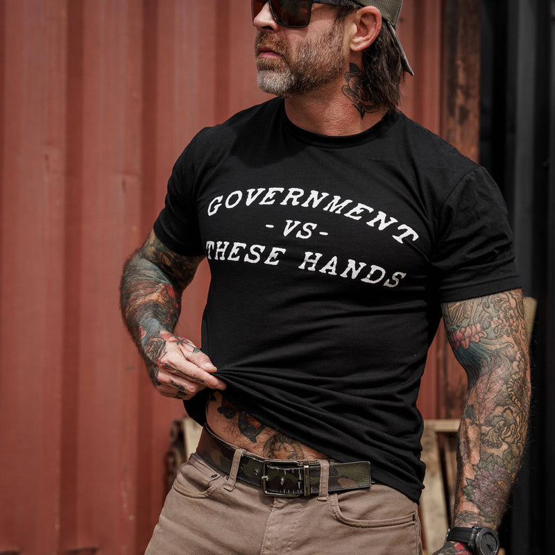 Load image into Gallery viewer, Government -vs- These Hands Men&#39;s T-Shirt
