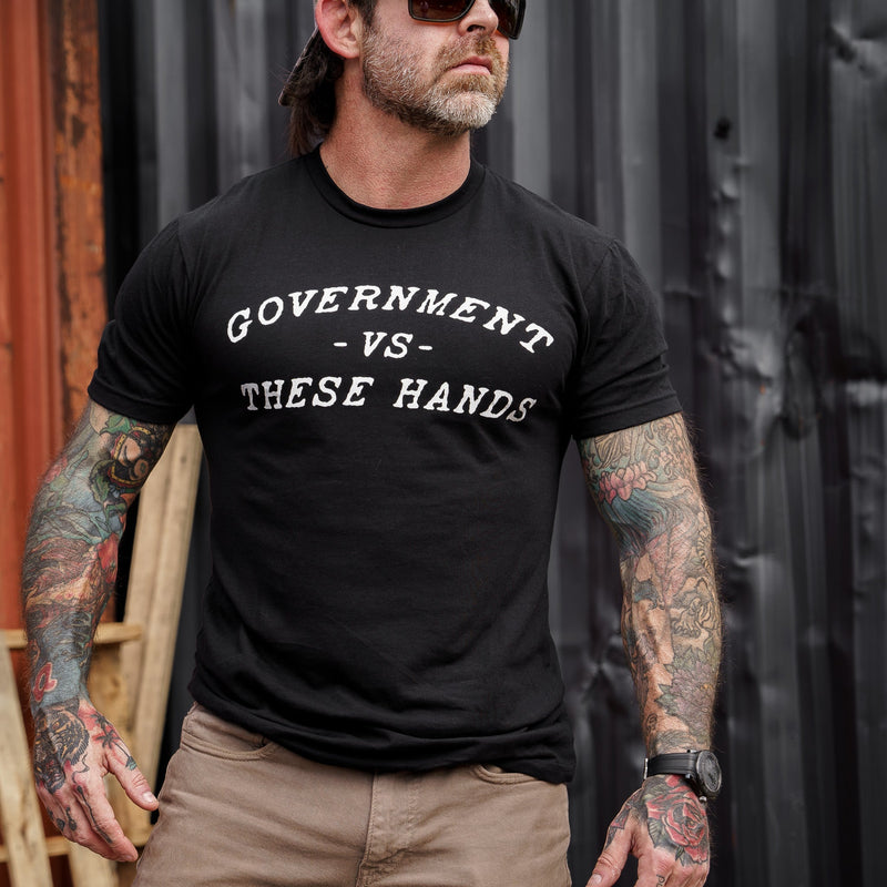 Load image into Gallery viewer, Government -vs- These Hands Men&#39;s T-Shirt
