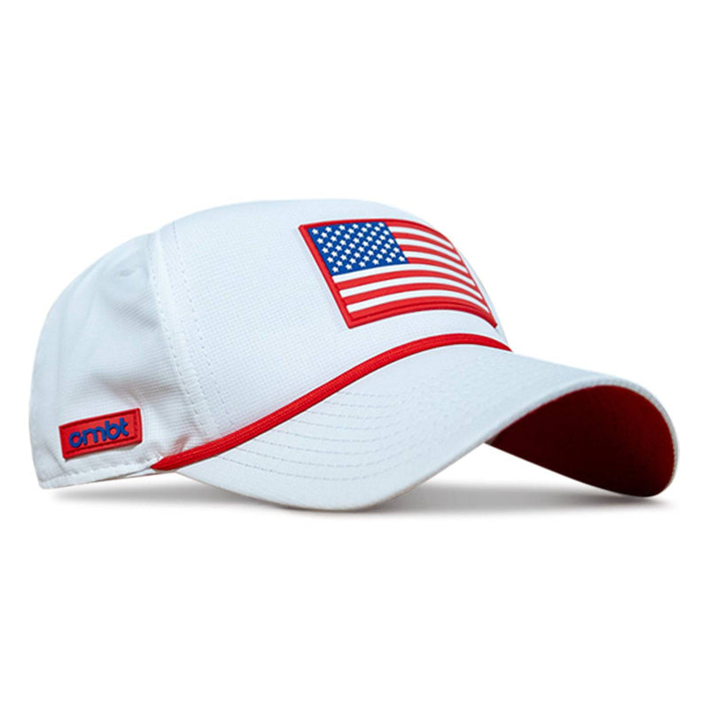 Load image into Gallery viewer, American Flag Patch Weekender Performance Snapback Hat
