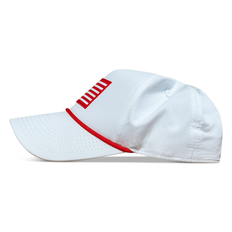 Load image into Gallery viewer, American Flag Patch Weekender Performance Snapback Hat
