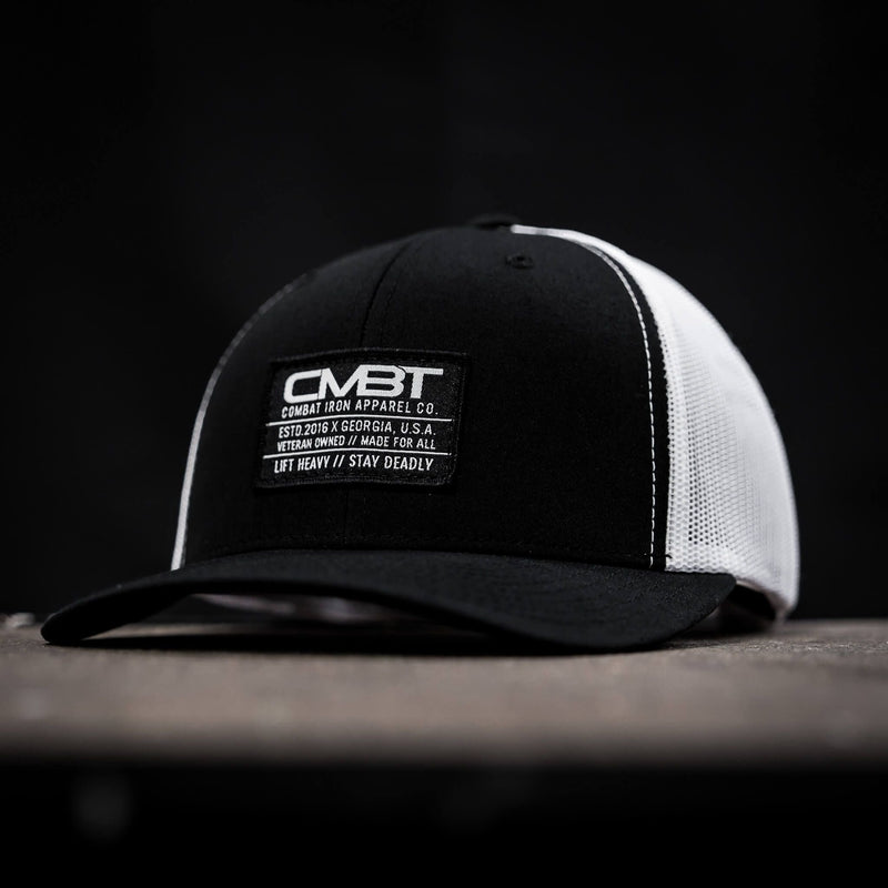 Load image into Gallery viewer, Branded CMBT Labeled Mid-Profile Snapback Hat
