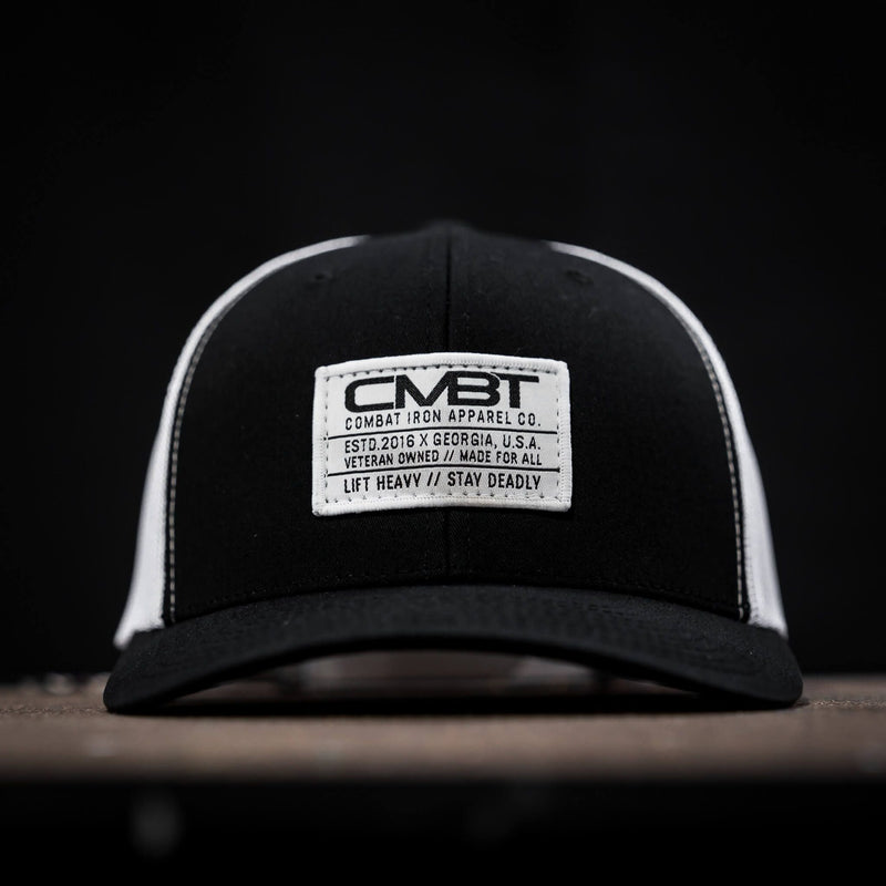 Load image into Gallery viewer, Branded CMBT White Labeled Snapback Hat
