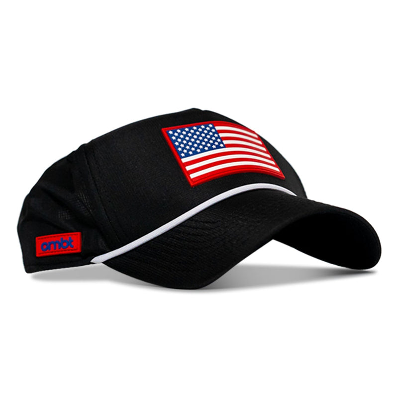 Load image into Gallery viewer, American Flag Patch Weekender Performance Snapback Hat
