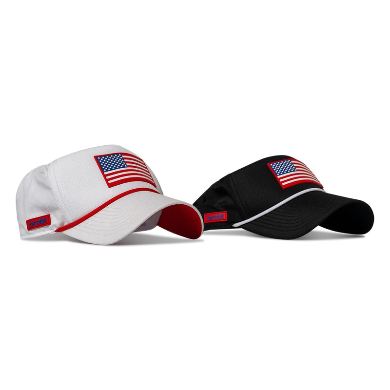 Load image into Gallery viewer, American Flag Patch Weekender Performance Snapback Hat
