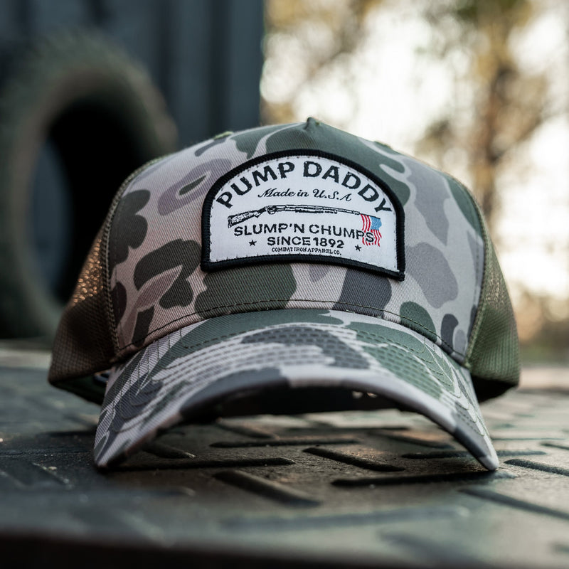 Load image into Gallery viewer, Pump Daddy Slump&#39;n Chumps Original Patch SnapBack

