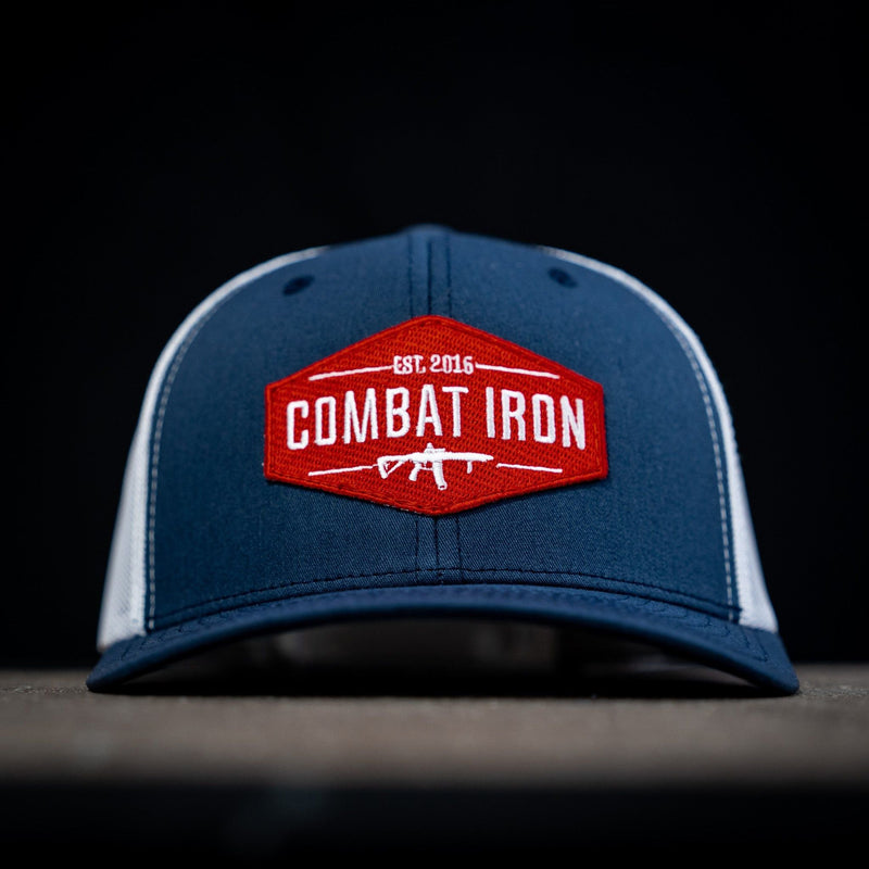 Load image into Gallery viewer, Original AR Red Patch Mid-Profile Mesh Snapback Hat
