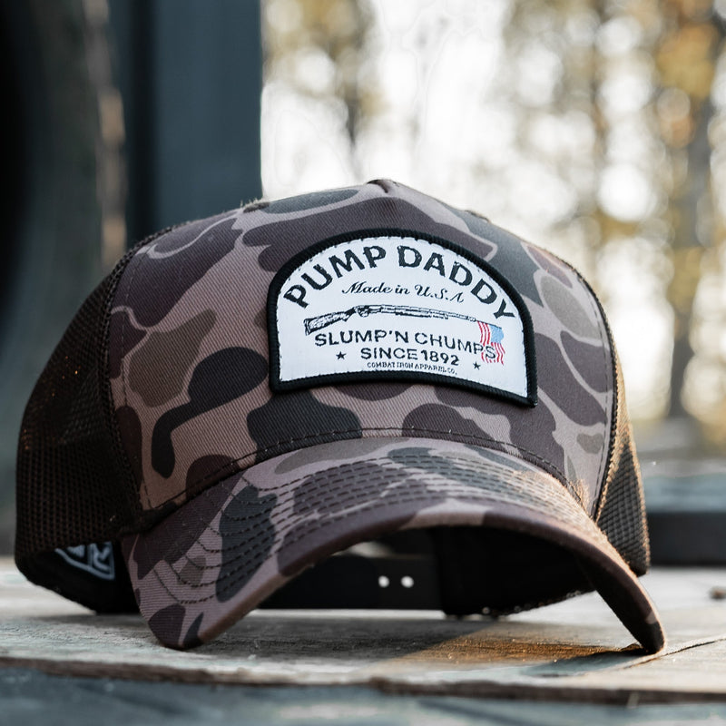 Load image into Gallery viewer, Pump Daddy Slump'n Chumps Original Patch SnapBack
