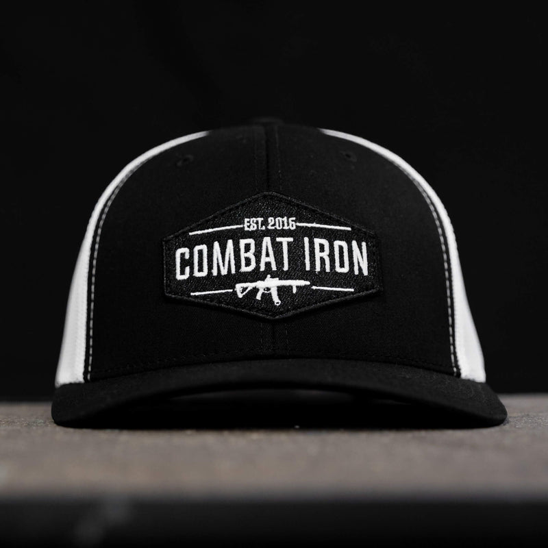 Load image into Gallery viewer, Original AR Black Patch Snapback Hat
