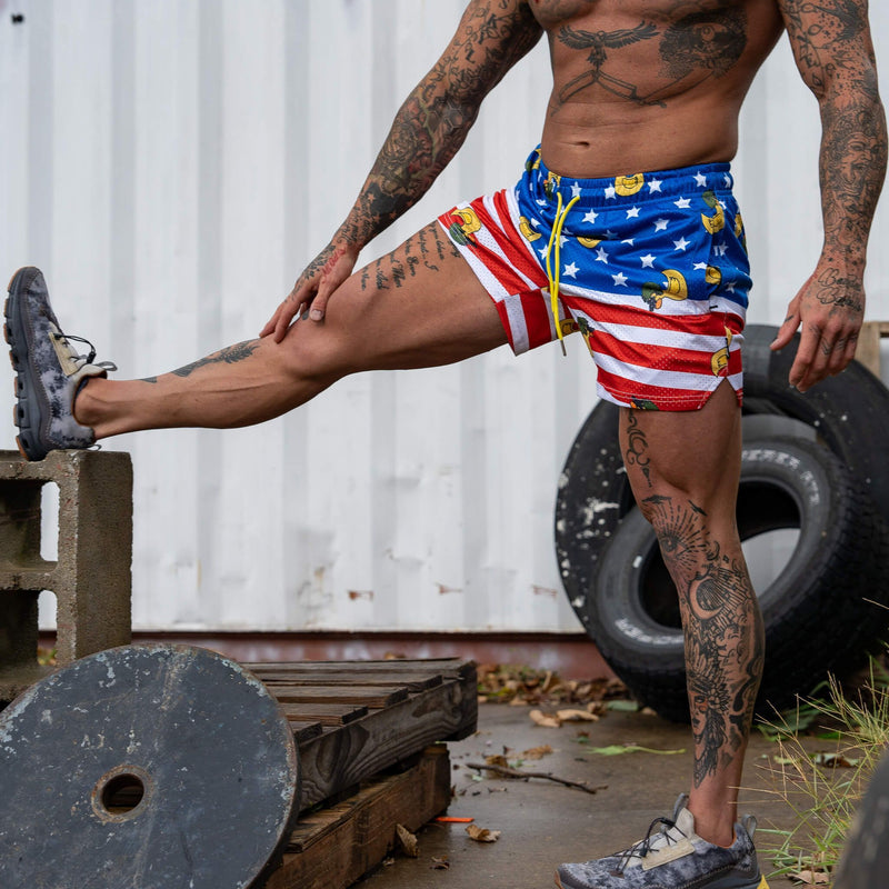 Load image into Gallery viewer, Mid Thigh Mesh Training / Lifestyle Shorts | 5"
