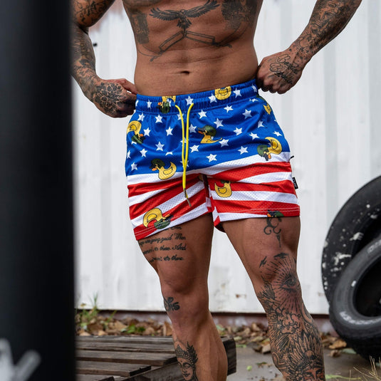 Mid Thigh Mesh Training / Lifestyle Shorts | 5"