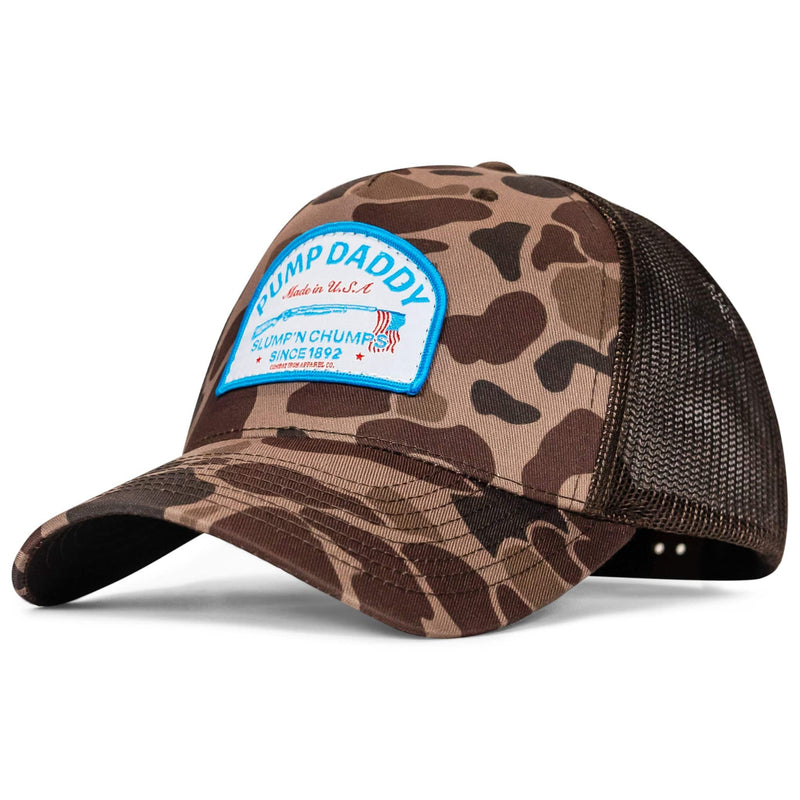 Load image into Gallery viewer, Pump Daddy Slump&#39;n Chumps USA Patch SnapBack
