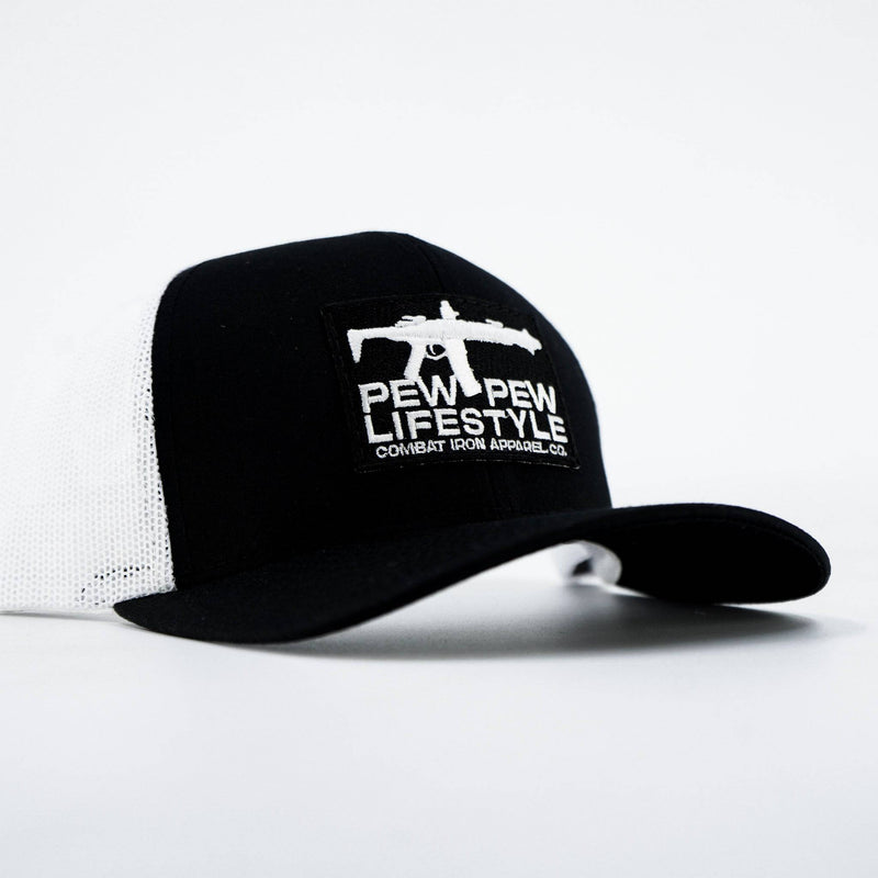 Load image into Gallery viewer, Pew Pew Lifestyle Patch Mid-Profile Snapback Hat
