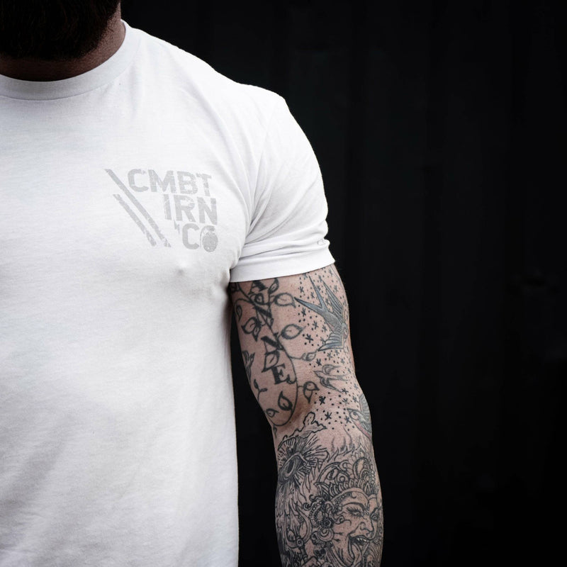 Load image into Gallery viewer, Original Motto: Lift Heavy. Move Fast. Stay Deadly. Men&#39;s T-Shirt
