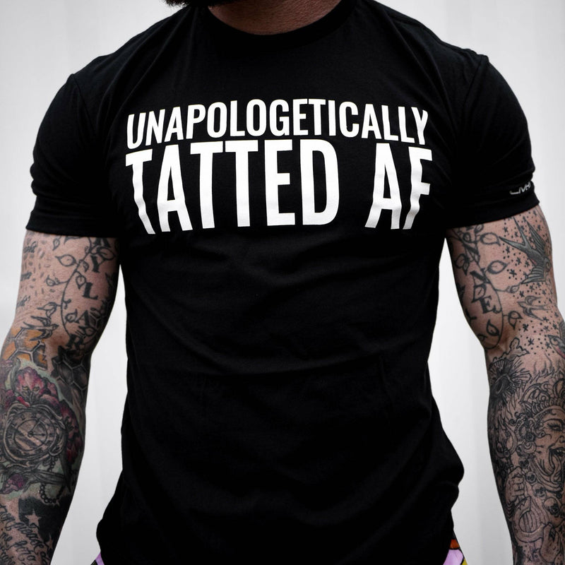 Load image into Gallery viewer, Unapologetically Tatted AF Men&#39;s T-shirt
