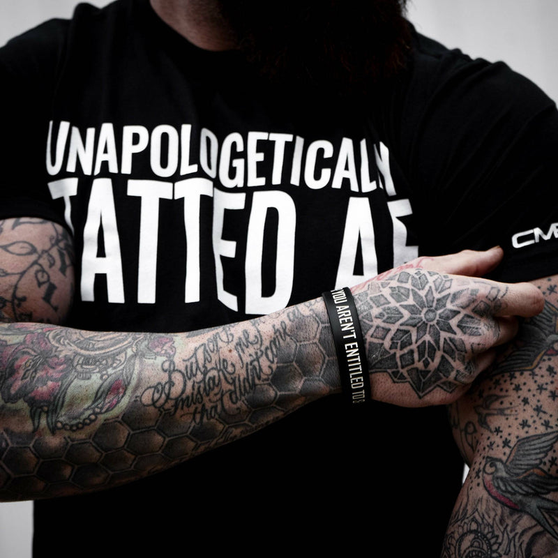Load image into Gallery viewer, Unapologetically Tatted AF Men&#39;s T-shirt
