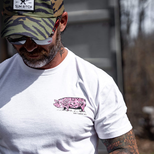 I Might Be Ugly but My Tattoos Ain't Pig Men's T-Shirt