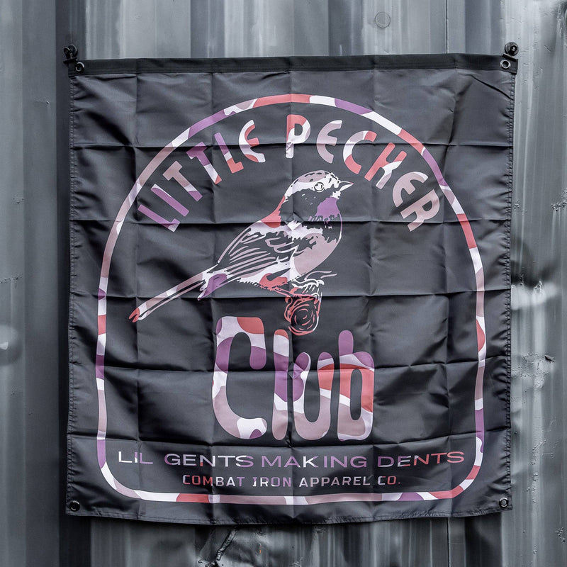 Load image into Gallery viewer, Little Pecker Club 3&#39; X 3&#39; Wall Flag
