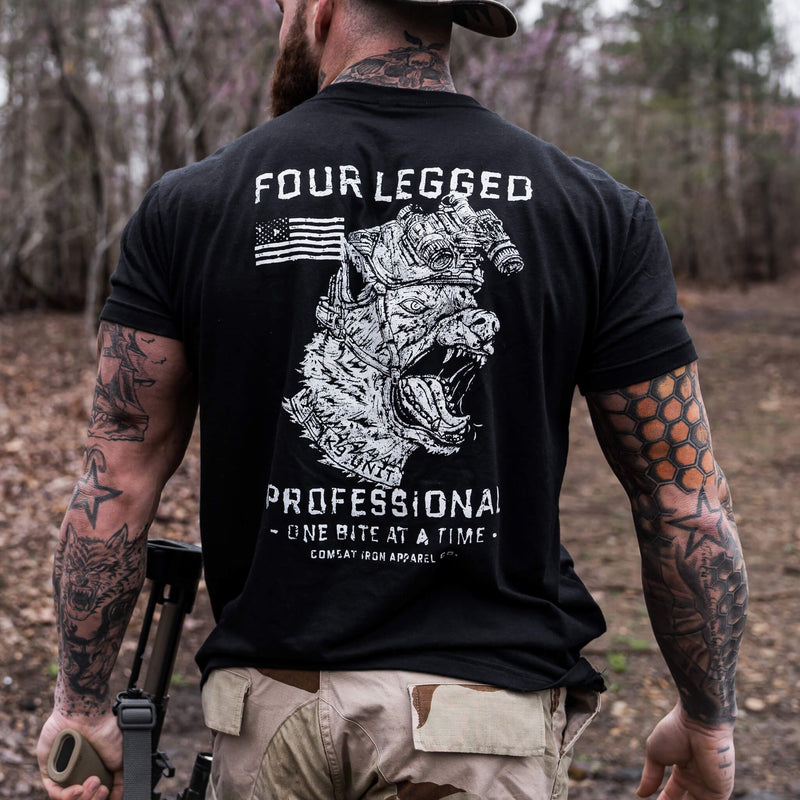 Load image into Gallery viewer, Four Legged Professional K9 Dog Training Men&#39;s T-Shirt
