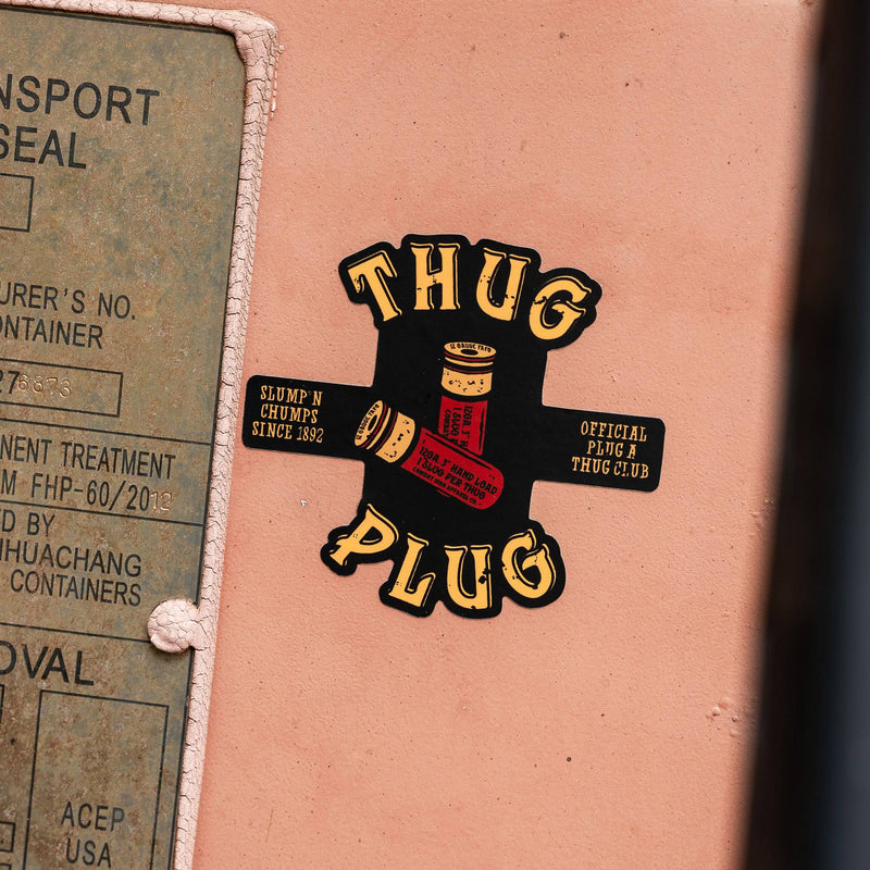 Load image into Gallery viewer, Thug Plug | Slump&#39;n Chumps Since 1892 Decal

