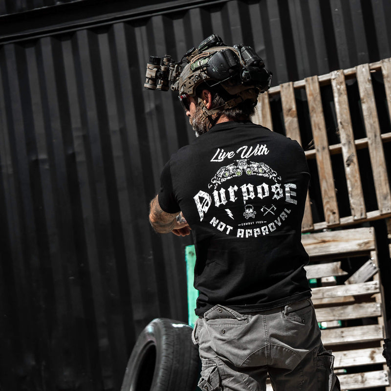 Load image into Gallery viewer, Live With Purpose. Not Approval Men's T-Shirt
