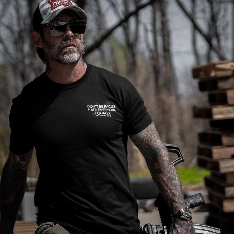 Load image into Gallery viewer, Don&#39;t Be Racist. Hate Everyone Equally Men&#39;s T-Shirt
